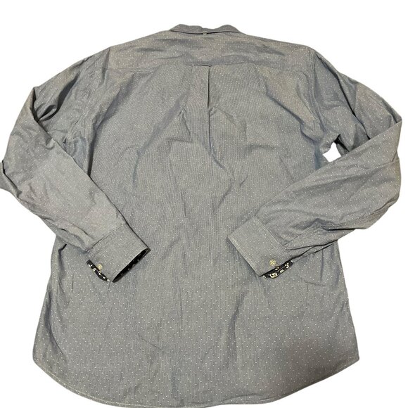 Reyn Spooner Hawaiian Traditional Blue Long Sleeve Button Down Shirt Men's Sz XL - Picture 8 of 8